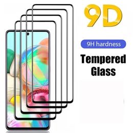 Film protecteur en verre trempé 9D pour Samsung S21 Plus S22 S20 FE protecteur d'écran couverture complète de protection Galaxy A51 A52 A71 A13 A22 A32 A21S A53