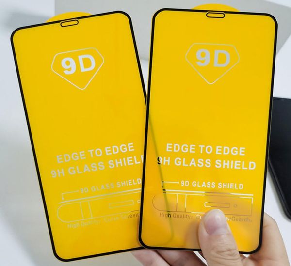 9D X couverture complète colle 2021 garde incurvée 7 écran Plus protecteur 11 IPhone Pro Max XS XR verre 8 Film 6 6S pour SE trempé Jkwxg9151597