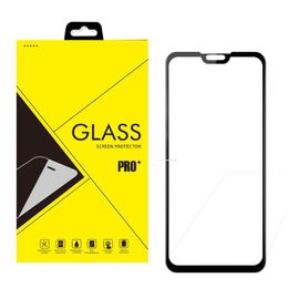 9H Full Cover Tempered Glass Screen Protector Silk Gedrukt voor Huawei P50 Nova 8i 8 Se Mate 50 P Smart 2021 100pcs / lot
