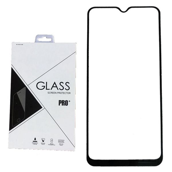 Protector de pantalla de vidrio templado de cubierta completa 9H para Samsung Galaxy A10S A20S A30S A50S A40S A70S A90 5G M30S A10E A8S A9S 600 unids/lote AL POR MENOR