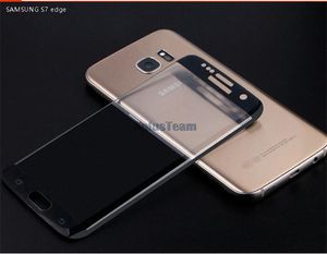 Verre trempé ultra mince de dureté 9H pour Samsung S8 plus Protecteur de cristal d'écran incurvé 3D HD Film super mince pour Galaxy S7 edge s6