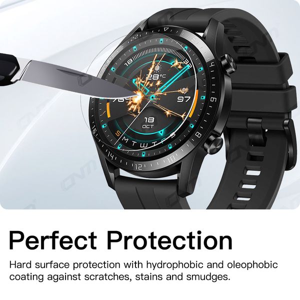 Verre trempée premium 9H pour Huawei Watch GT3 Pro GT2 46mm 43 mm HD Protecteur d'écran pour Huawei GT 3 2 Runner Protective Film