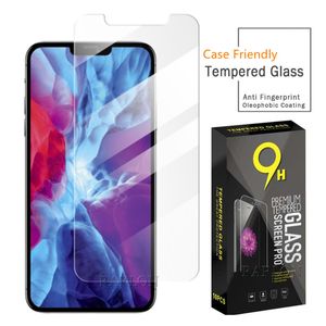 9h Film de protecteur d'écran en verre trempé transparent pour iPhone 15 14 Pro Max 14Plus 13 13pro 12 11 XS XR x Samsung S23 S22 A54 A34 A15 A35 avec package de papier Prix d'usine