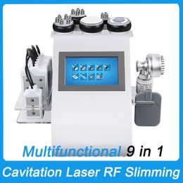 9in1 40k cavitation ultrasonore vide laser rf beauté machine de beauté forme de corps slimming poids