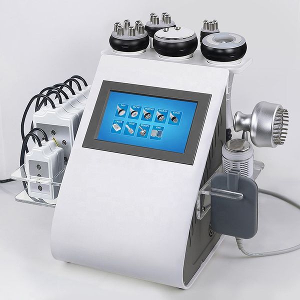 9IN1 Élimination des graisses Cavitation RF 40K Liposuccion Amincissant la machine Aspiration sous vide EMS Photon Radio Fréquence Poids Réduire le resserrement de la peau Lifting du visage Utilisation du spa à domicile