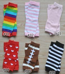 9inch ins baby pasgeboren maat been warmer jongens meisjes baby holleen kerst hart voetbal roze regenboog streep leggings warmers6424893