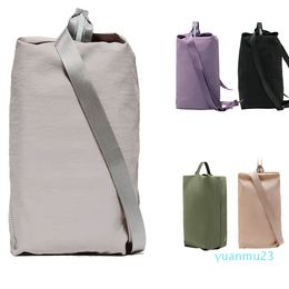 9L Designer Mini Sac À Bandoulière Yoga Sac À Dos Casual Sac À Bandoulière Fermeture Éclair Sac Fourre-Tout Gymnase Des Femmes Stuff Sacs Ceinture Sport De Stockage