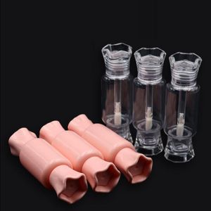 9ML mignon bonbons forme vide clair brillant à lèvres conteneur Portable bricolage baume à lèvres liquide clair rose rouge Oupvl