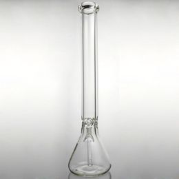 9 mm Glass Bong Glass Water Tip Tipa de vidrio Bong Increíble pico de agua de beaker de agua para hierba seca 20 ''