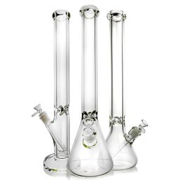 9 mm dikke grote hoge glazen bongs Beaker Bong Glazen waterpijpen Beaker Base Bongs Heady Water Bong Rokende glazen pijpen Waterpijp Zand Speleologie Bong Color Painting Bong Best