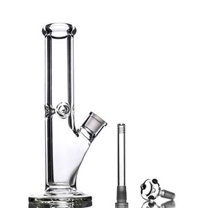 Waterpijpen 9mm Glazen Bong Recht 18/14/12 inch Met olifant Joint Super Zware waterpijp bongs grote dab rig