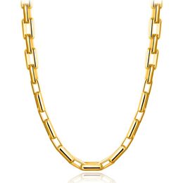 Chaînes de corde à liaison de 9 mm d'épaisseur 18 carats Gold Gold Men Hip Hop Colliers 20 pouces Fashion Luxury Choker Bijoux pour femmes ACCESSOIRES PERFÉTENTS 2332