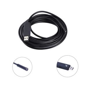 Borescopes USB de 9 mm 1600 x 1200p 6 LEDS USB Endoscope HD Imperpose Pinhole Borescope Video Camera 7M