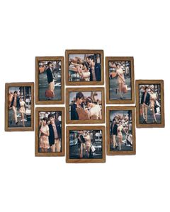 Ensemble de cadres photo muraux Po, 9 pièces, 7 pouces, série Po de mariage créative, cadres familiaux pour décoration murale, 20188123686