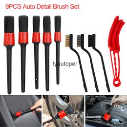 9 stks Power Scrubber Boor Borstel Auto Details Set Cleaning ES Dirt Dust Clean Tools