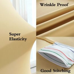 9 -stcs Wedding Chair Covers Herbruikbare Spandex Stretch Slipcover voor restaurant Banquet Hotel Dining Party Universal Chair Covers
