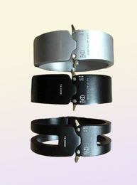 9SM hommes femmes haute qualité noir gris ALYX chaînes en acier inoxydable colliers 7423826