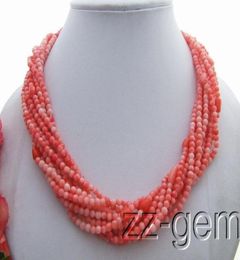 Collier Corail Rose 9Strds012345678910111213146820847