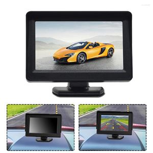 9 V-36 V 4.3 Inch TFT LCD Achteruitkijkspiegel Monitor Auto Achteruitrijcamera Omkeren Parkeersysteem Kit zonder Accessoires