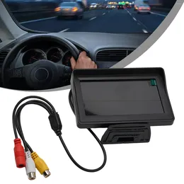 9V-36V Auto Monitor 4,3 "Bildschirm Für Rückansicht Rückfahrkamera TFT LCD Display HD digitale Farbe 4,3 Zoll PAL / NTSC AUTO