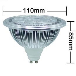 9W 12W GU10 AR111 LED Downlight LEDS LED Spotlight AC85-265V Lampes haute puissance LED blanc / chaud Blanc Lights intérieurs