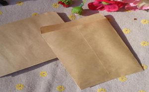 9x125cm Vintage Blank Kraft Envelope Plain Envelope Mini Plain Kraft Bag Mini Paper Party Cadeaum Tas 100pcSlot 3716116