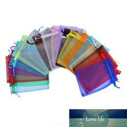 9x12 cm Hot Koop Stijl Plain Organza Tas Bundel Mond Gift Sneeuw Organza Tas Cosmetische Opslag Bruiloft Decoraties 77