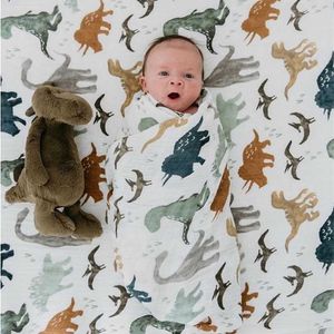 Een 70% Bamboo Baby Swaddle Muslin Deken Kwaliteit Beter dan Aden Anais Baby Multi-Use Big Luier Deken Infant Wrap 2111105