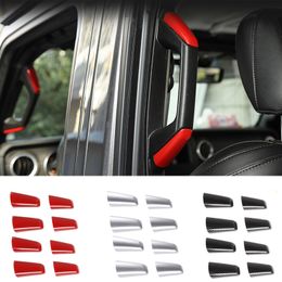 Décoration de poignée de colonne A/B Version quatre portes pour Jeep Wrangler JL 2018 sortie d'usine accessoires internes automatiques de haute qualité