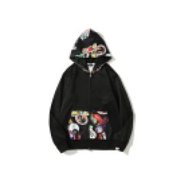 Un badge de baignade AP Trendy Men Patchway Patchwork en boucle en boucle Full Zip Hoodie