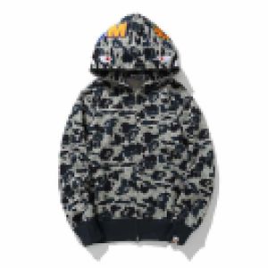 A Bathing B Ape heren hoodies herfst en winter nieuwe Shark Cookie Camo trui voor mannen en vrouwen paar vest kapmantel