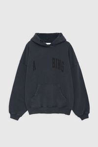 A Bing Women Designer AB Lettre à sweat à sweat imprimé Wash Water Stir Fry Brand Annie Sweatshirt Snowflake Loose Pullover Anines Woman 8730