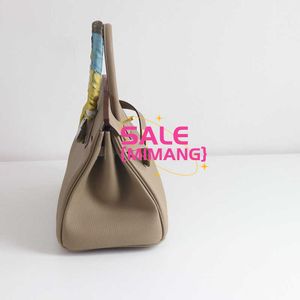 Un sac Birknns Sac de luxe classique réel sac en cuir verrouillage de sac à loisir 30cm de la couche supérieure togo togo portable