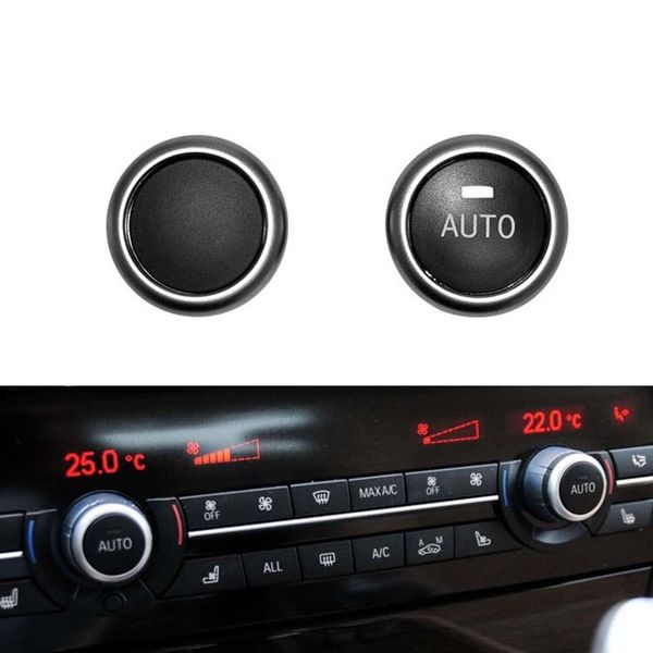 Botón de Control de rotación de aire acondicionado A/C para BMW 5/7 Series F10 F07 F025 ajuste automático de temperatura del coche Konb