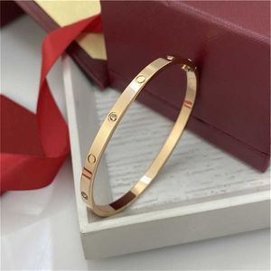 A Designer C arter Dun titanium staal Dames Heren Liefde Schroefarmband Bangles Zilver Rose Goud Schroeven Schroevendraaier Nagelarmband Designer Armbanden Paar Juweel ZPOL