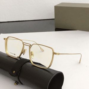 A Dita DTX125 Eyeglasse optique Lens transparent Eyewear Fashion Design Prescription Eyeglass Clear Light Titanium Frame Simple B242E
