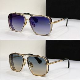 Lunettes de soleil suncloud de designer originales pour hommes célèbres lunettes de marque de luxe rétro à la modeMACH-SEVEN MACH-SIX LIMITED Mach Six Limiteo lunettes rondes avec étui