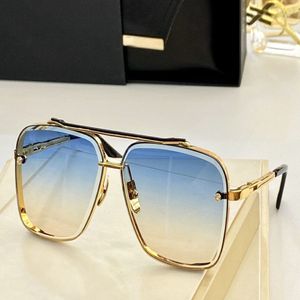 A Dita Mach Six Top de lunettes de soleil de créateurs de haute qualité originales pour hommes célèbres Classic Classic Retro Luxury Brand Eyeglass Fashi241i