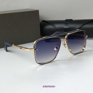 A DITA Mach Six Top Lunettes de soleil design originales de haute qualité pour hommes célèbres lunettes de marque de luxe rétro à la mode Design de mode femmes lunettes avec étui AAA E70A