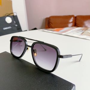 A DITA lunettes de soleil grand et designer pour hommes Goggle Rimless Pilot Plank Black Round Shield TOP haute qualité marque originale lunettes de luxe