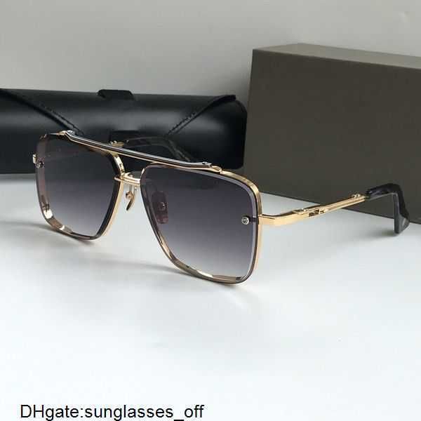 A DTA Mach Six Top Gafas de sol de diseño originales de alta calidad para hombre, famosas gafas de marca de lujo retro de moda, gafas de diseño de moda para mujer con estuche KUQY