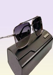 Een DTS121 Designer zonnebril voor vrouwen AAAAA Shield Pure Titanium Sol Male grote UV Top Hoge kwaliteit Origineel merk SP6058708