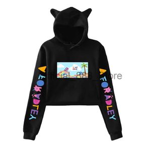 A for adley Sudadera con capucha Sudaderas Mujer Gato Jersey Chica Kawaii Harajuku Tracksui x0831