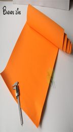 Feuilles de mousse Eva de couleur orange de qualité A, 3mm, faciles à couper, mousse perforée, matériel de cosplay fait à la main pour enfants, taille 50cm, 200cm, 1120059