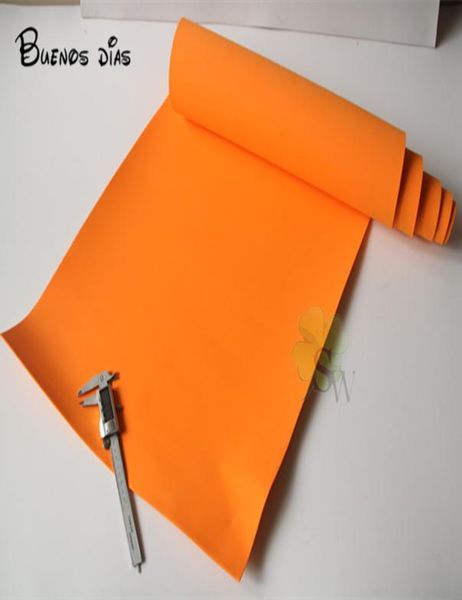Une couleur orange de qualité 3 mm eva mousse SheetseSy to cutpunch mouschildren school cosplay matériau matériau tail50cm200cm1216421