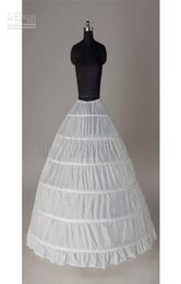 A-lijn Petticoats Mega Full 6 Hoop Renaissance Burgeroorlog Kostuum Victoriaanse Petticoat Rok Slip trouwjurk onderrok4966557