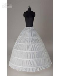 A-lijn Petticoats Mega Full 6 Hoop Renaissance Burgeroorlog Kostuum Victoriaanse Petticoat Rok Slip trouwjurk onderrok2648285