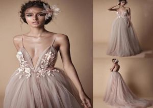 Una línea de vestidos de novia Sexy espalda abierta vestidos de novia de moda corte tren vestidos de fiesta de dama de honor vestido de novia YD