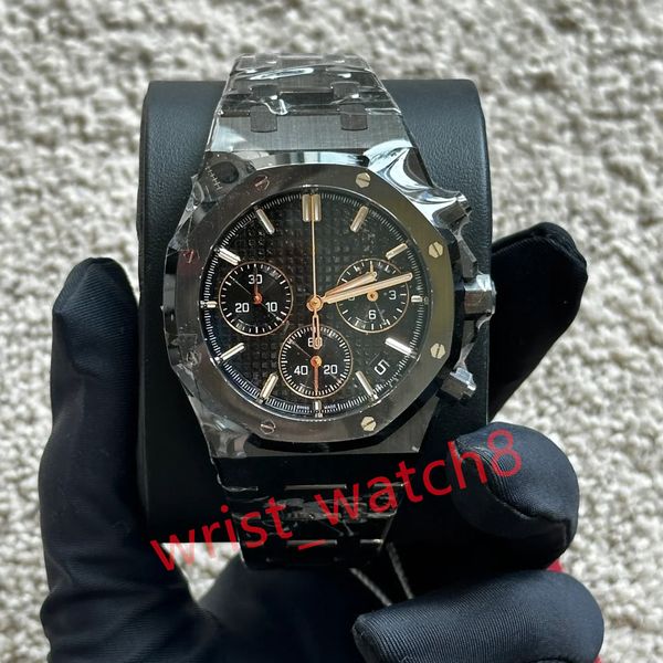 Une montre de luxe montre pour hommes automatique mécanique 7750 mouvement 41MM en acier inoxydable hommes montre saphir verre cristal étanche montre-bracelet de qualité supérieure montre de luxe