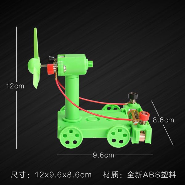 Une nouvelle hélice de voiture à énergie éolienne pour élèves, physique, bricolage, expérience amusante, technologie parascolaire, petite Science